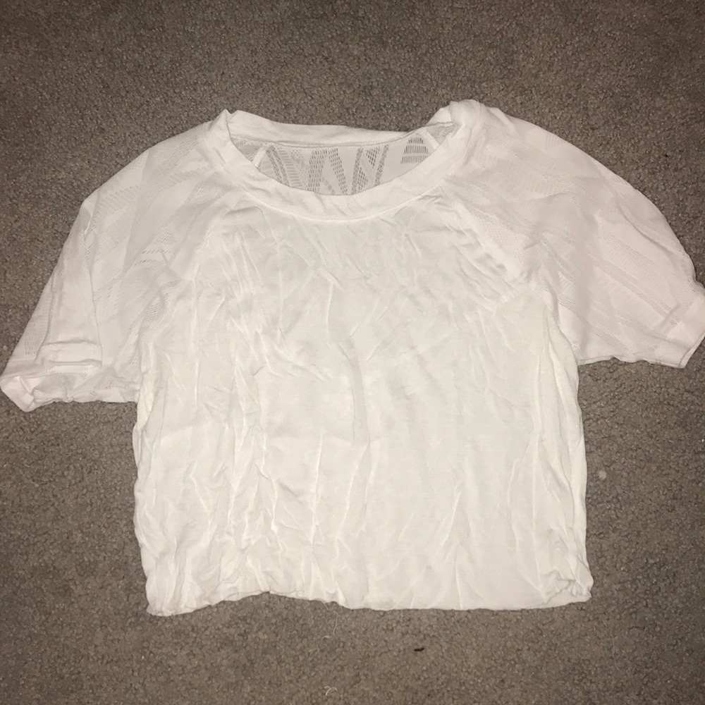 White alo crop top!